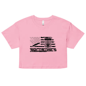 Salty Discs Women’s crop top