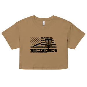 Salty Discs Women’s crop top