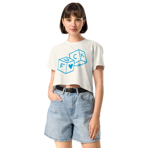 F*CK dice Women’s crop top