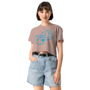 F*CK dice Women’s crop top