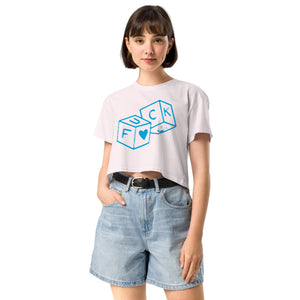 F*CK dice Women’s crop top