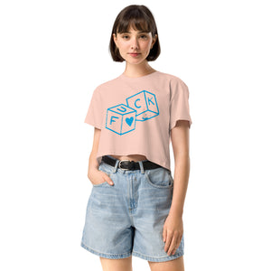 F*CK dice Women’s crop top