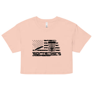 Salty Discs Women’s crop top