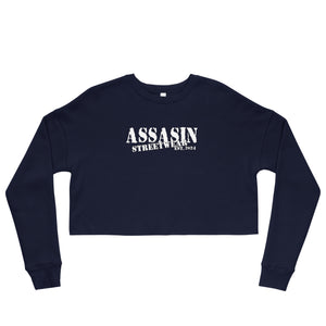Assassin Streetwear Ladies Crop Sweatshirt