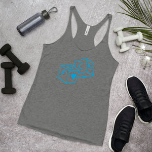 F*Ck dice Women's Racerback Tank