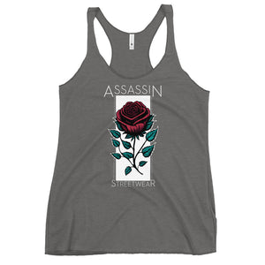 Assassin Streetwear Ladies Rose Racerback Tank