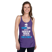 Never F*ck W/ ... Women's Racerback Tank
