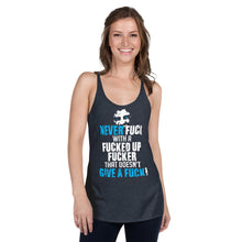 Never F*ck W/ ... Women's Racerback Tank