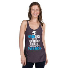 Never F*ck W/ ... Women's Racerback Tank