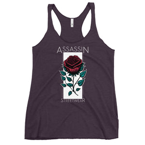Assassin Streetwear Ladies Rose Racerback Tank