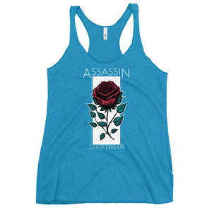Assassin Streetwear Ladies Rose Racerback Tank