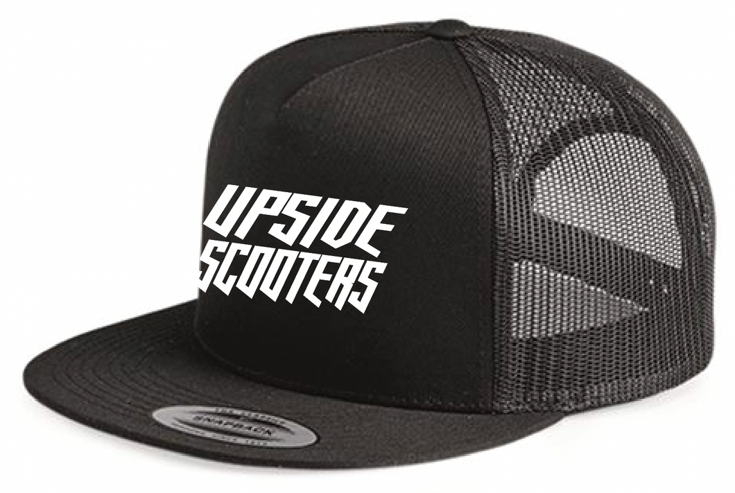 Upside Scooter Flat Bill Hat #upside