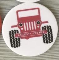Pink Jeep Girl olllllllo PopSocket Phone Stand