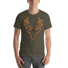 Orange Antlers Short-Sleeve Unisex T-Shirt