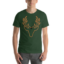 Orange Antlers Short-Sleeve Unisex T-Shirt